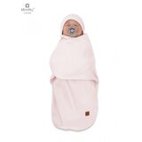 MimiNu dekica/swadler za spavanje sa kapicom Soft puder roza | shoptok.hr