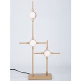 Nova Luce Metalna LED stolna lampa u zlatnoj boji sa sjenilom od akrilnog stakla (visina 52 cm) Atomo – | shoptok.hr