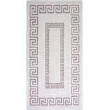 Vitaus Sivo-bež bombažna preproga Versace, 80 x 150 cm Cene