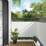  Balcony ekran Bijeli 100 x 400 cm Oxford tkanina | shoptok.hr