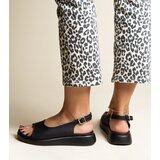 Gemre Black sandals on a thicker sole Hamonda | Shoptok.si