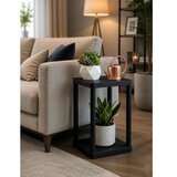 Hanah home Višenamenska polica Sakura 2 Black Cene