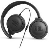 JBL naglavne slu&scaron;alke z mikrofonom T500 črne cene
