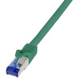 Logilink Priključni kabel Ultraflex\, Cat.6A\, S / FTP\, zelen\, 0\,25 m C6A015S RJ45 CAT 6a S/FTP 0.25 m zelena 1 kos, (20416241) | Shoptok.si