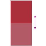 Rolo zavjesa za zamračivanje crvena 110x210 cm Širina tkanine 105,7 cm Poliester | shoptok.hr