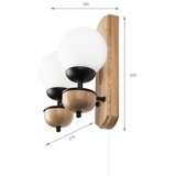  Brilagi - LED zidno svetlo COTTAGE 2xG9/40W/230V hrast/bela | Eponuda.com