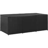  Kutija za pohranu od poliratana 180 x 90 x 70 cm crna | shoptok.hr