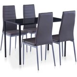  Petodijelni blagovaonski set sivi | shoptok.hr