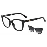 Love Moschino MOL701/C 807/WJ Polarized ONE SIZE (53) Črna/Siva Cene