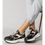 Gemre Black sports sneakers with woven insert Berlisa | shoptok.hr