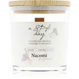 Nacomi Soy Candle Home Fragrances dišeča sveča z lesenim stenjem 140 g Cene