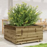 Maison Chic Vrtno cvetlično korito - Cvetlični Lonec 90x90x49,5 cm impregnirana borovina, (21790503) | Shoptok.si