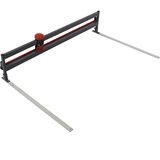 eurokraft pro Rezalnik, VxŠxG 250 x 1200 x 90 mm, svetlo sive barve RAL 7035 | Shoptok.si