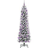  Umjetno božićno drvce s stalakom Zelena i bijela 240 cm | shoptok.hr