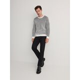Reserved rebrast pulover - bela | Shoptok.si