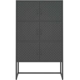 vidaXL Visoka komoda antracit 80 x 35 x 135 cm čelična | shoptok.hr