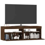 TV omarica z LED lučkami rjav hrast 120x35x40 cm, (20732834) | Shoptok.si