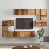  Set TV komoda s policom Ostalo s pohranom 10 pcs Staro drvo 180 x 30 x 90.5 cm | shoptok.hr