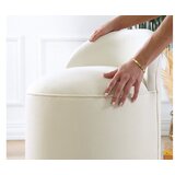  Dover - cream cream pouffe | Eponuda.com