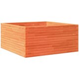 vidaXL Vrtna sadilica voštano smeđe boje 100x100x46 cm od borovine | shoptok.hr