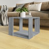 The Living Store Klubska mizica siva sonoma 40x40x30 cm konstruiran les - Klubska Mizica, (21574894) | Shoptok.si
