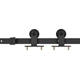  Klizna vrata s priborom ESG staklo i aluminij 90 x 205 cm | Eponuda.com
