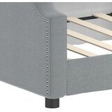  Dnevni krevet svjetlosivi 100 x 200 cm od tkanine | shoptok.hr