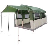  Obiteljski šator s krovom Zelena i bijela 324 x 255 x 230 cm | shoptok.hr