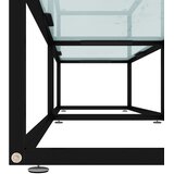 TV ormarić boja bijelog mramora 180x40x40,5 cm kaljeno staklo | shoptok.hr