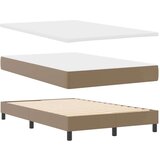  Postelja z vzmetnico Kapučino 120 x 200 cm Umetna koža, (5000125764) | Shoptok.si