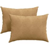 vidaXL Blazine za kavč 2 pcs Rjava 70 x 50 cm Žametna tkanina | Shoptok.si