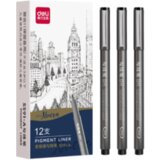 Deli FLOMASTER FINELINER ZA CRTANJE - PIGMENTNO MASTILO S591-A 015 | ePonuda.com