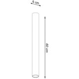  Sollux SL.1003 - Spot svetiljka LAGOS 1xGU10/10W/230V 60 cm crna | Eponuda.com