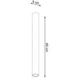  Stropna svetilka LAGOS 60 črna, (21347785) | Shoptok.si