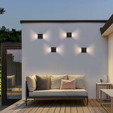  Brilagi - LED spoljašnja zidna svetiljka DOUBLERAY LINE LED/6W/230V crna IP54 | Eponuda.com