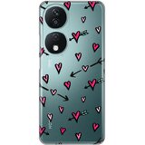  torbica silikonska print skin za honor X7b heart pattern Cene