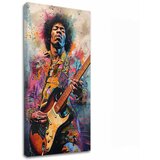  Image JIMI HENDRIX - Vatreni tonovi | 100% originalna akrilna boja Cene