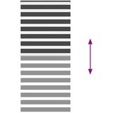 vidaXL idaxl zebra senčilo črna 95x230 cm tkanina širina 90,9 cm poliester | Shoptok.si