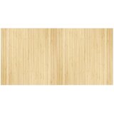  Tepih pravokutni svijetli prirodni 100 x 200 cm od bambusa | shoptok.hr