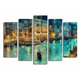 Wallity Slike u setu od 5 kom 19x70 cm Venice - Cijene