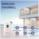  Bežično zvono 3xAAA IP55 crno | Eponuda.com