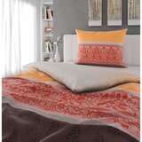 Bio:Vio POSTELJNINA Neva 140/200 cm saten rdeča | Shoptok.si