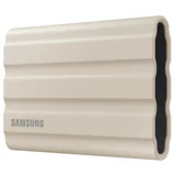 Samsung zunanji ssd 1TB type-c usb 3.2 Gen2 nvme, IP65, T7 shield, bež, MU-PE1T0K