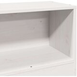 vidaXL Krevet s regalom za knjige bez madraca bijeli 75x190cm borovina | shoptok.hr