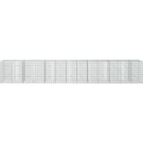  Gabion s žicom debljine 3,5 mm i mrežom 5x10 cm 650x20x100 cm | shoptok.hr
