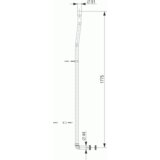 Liv Produžna cijev za vodokotlić (Bijela, Visina: 177,5 cm) | shoptok.hr