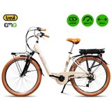 Trevi mestno električno kolo EMG Audrey, rjavo bež | Shoptok.si