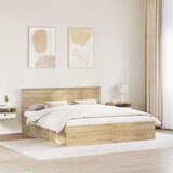  Konstrukcija postelje Sonoma 200 x 200 cm Konstruiran les, (5000121296) | Shoptok.si