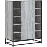 vidaXL Ormarić za cipele Sivi Sonoma Konstruirano drvo i metal | shoptok.hr