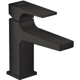 Hansgrohe Metropol 100 Matt Black Air Power EcoSmart baterija (slavina) za umivaonik sa odlivnim ventilom sifona push-open metalnim 32500670 Cene
